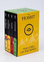 Tolkien, The Hobbit and The complete Lord of the Rings.