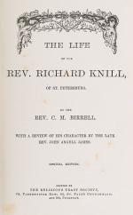 Birrell, The Life of the Rev. Richard Knill.